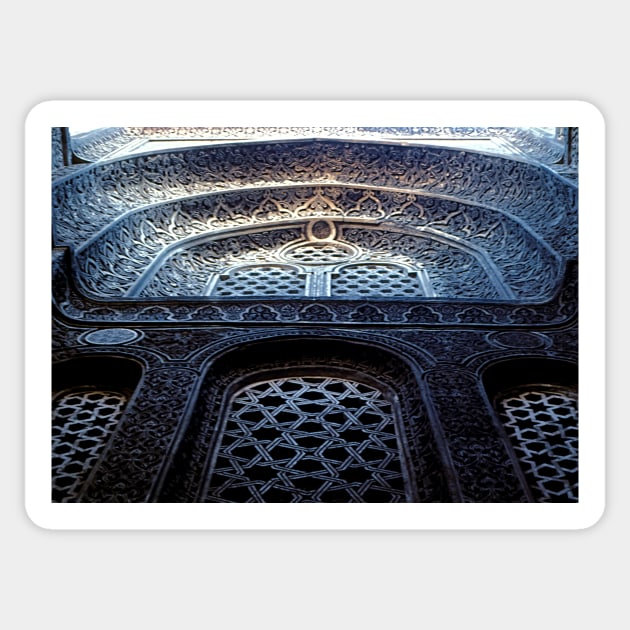 Sultan Hassan Mosque Detail Sticker by Carole-Anne